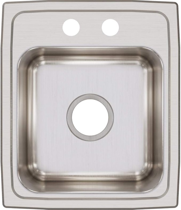 Elkay Lustertone Classic LR15172 Single Bowl Drop-in Stainless Steel Bar Sink