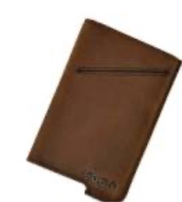 Fidelo Minimalist Mens Card Wallet brown 