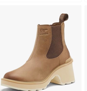 Size7) Sorel Women's Hi-Line Heel Chelsea Boots