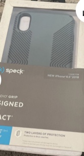 Speck Apple iPhone XS Max 6.5 Gray 10ft Drop Tested Case C747