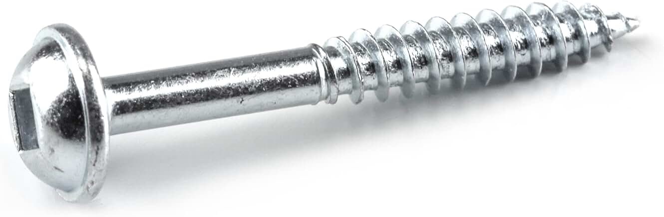 Kreg SML-F125-250 Zinc Pocket Screws, 1 1/4 Inch, 7 Fine Thread, Maxi-Loc Head (250 Count)