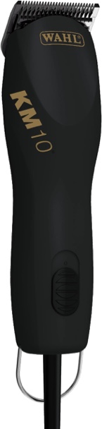 Wahl Professional Animal KM10 2-Speed Brushless Motor Pet, Dog, and Horse Clipper Kit - Black