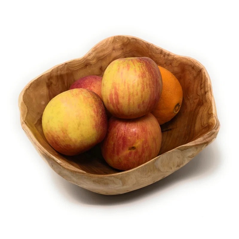 Helmville Handmade Wood Decorative Bowl