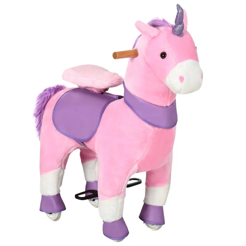 Ride on Unicorn Walking Mechanical Pony Toy Rocking Horse