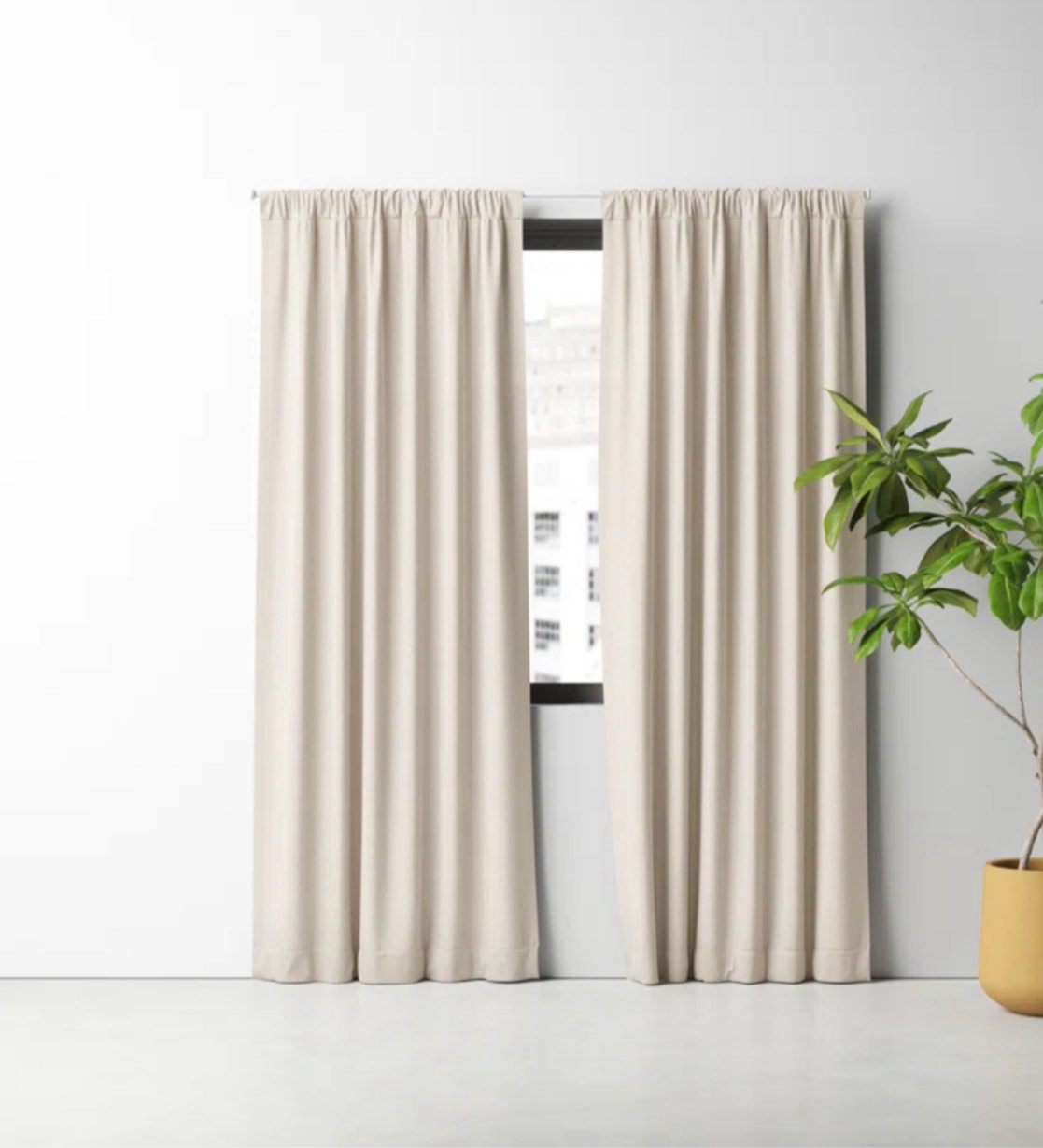 Loria Plush Velvet 100% Blackout Curtains For Bedroom, Living Room - Single Panel