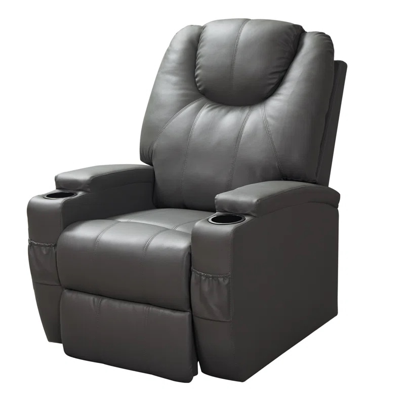 Kutlu 31.5" Wide Faux Leather Power Lift Assist Standard Recliner