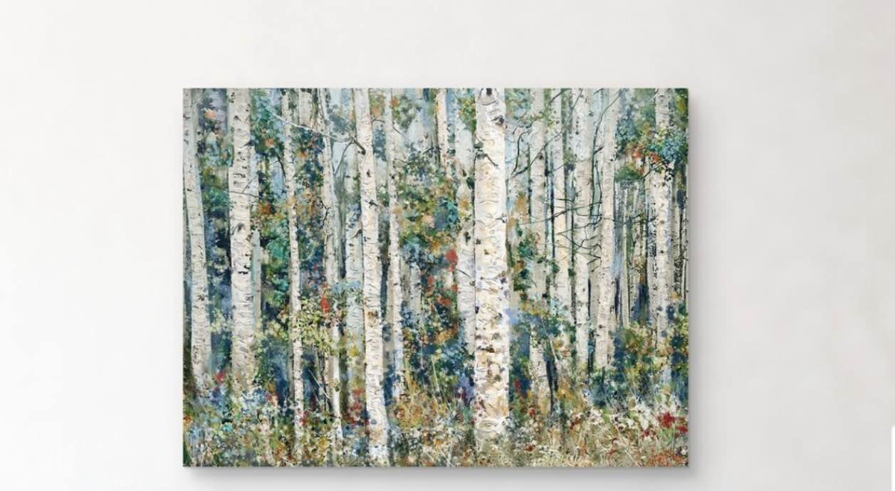 Painted Forest by Studio Arts Canvas Art Print