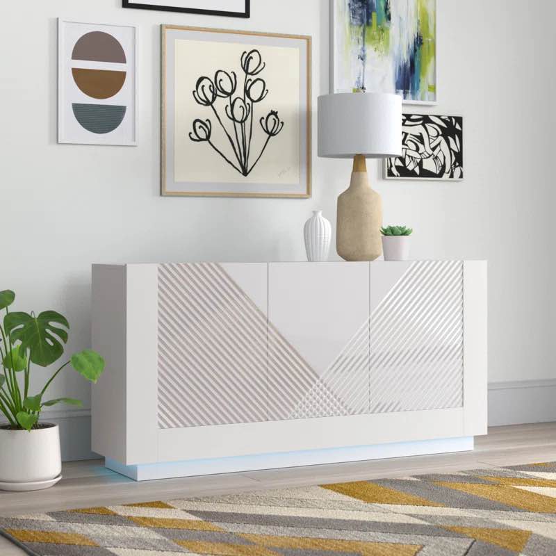 Attenweiler 63" Wide Buffet Table (Incomplete Box 1/2 )