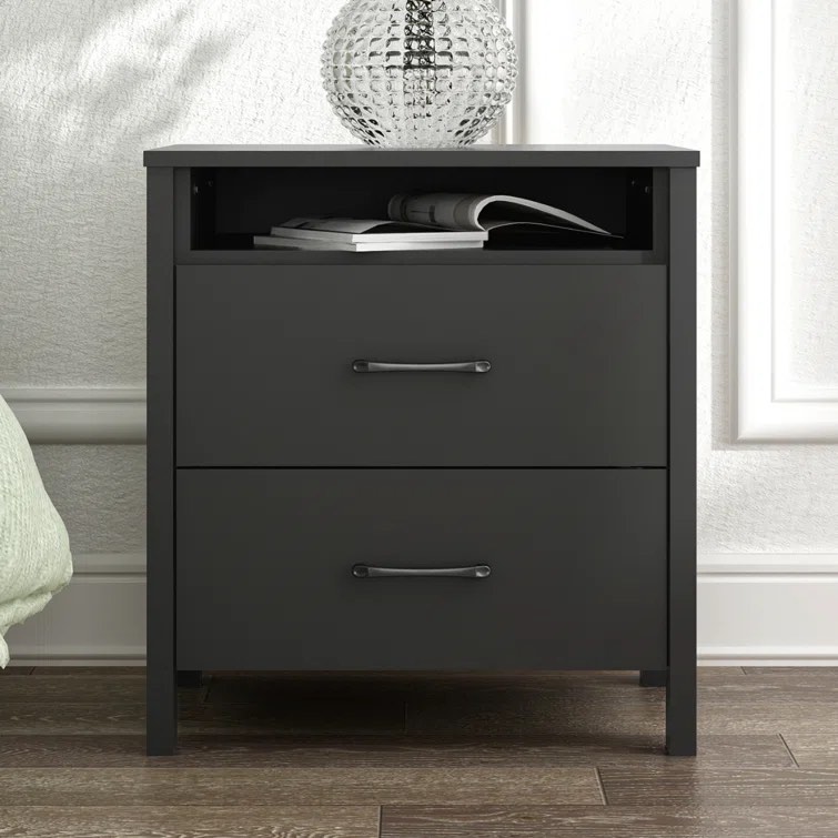 Allysyn 22.7" 2 Drawer Nightstand