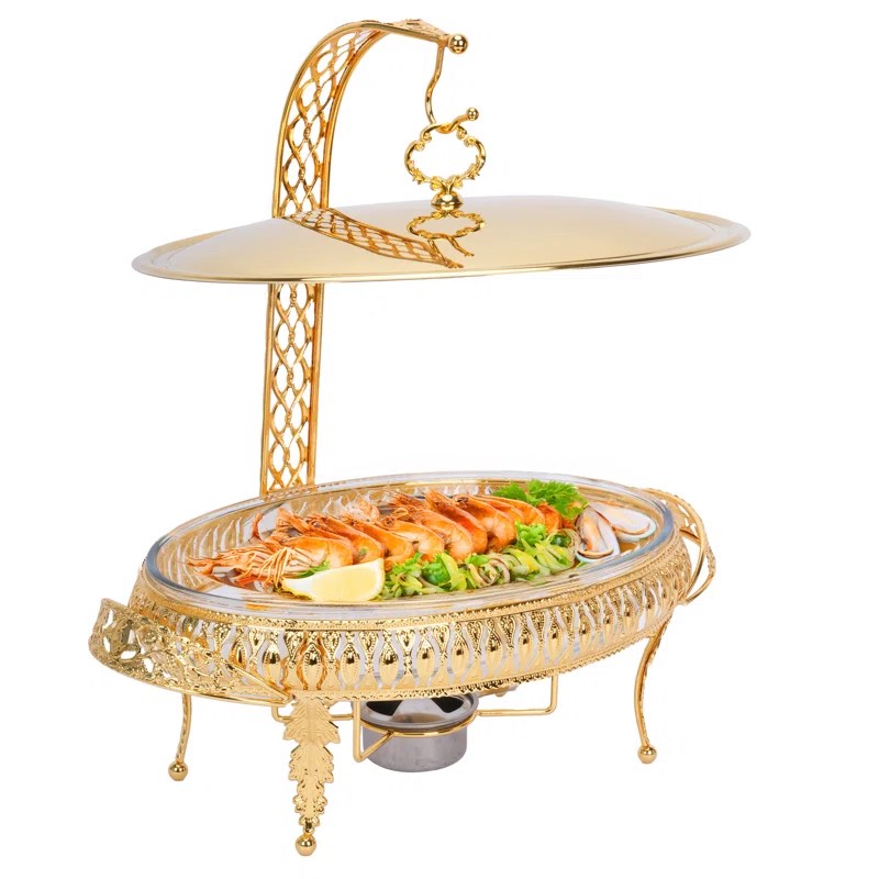 2.7 Quart Stainless Steel Chafing Dish Buffet