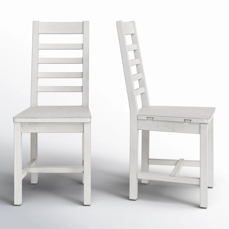 Kinston Solid Wood Dining Chair distressed ivory Dimensions Overall  40'' H X 18'' W X 22'' D Seat  18'' H X 17'' W X 17'' D Overall Product Weight  16.5 lb. Seat height 18"