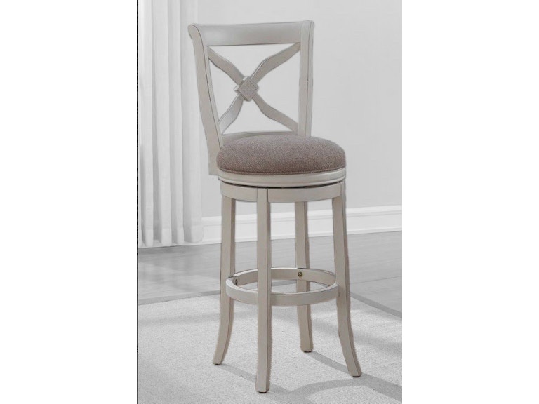 American Woodcrafters Casual Dining Accera Barstool with Back-Wood Frame B2-205-26F at Kendall Furniture