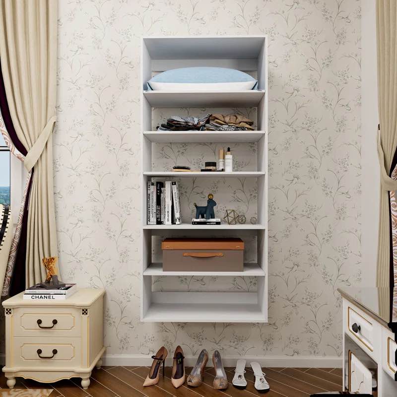 Anshika 31.2" Closet System white Overall 70.2'' H X 31.2'' W X 15.6'' D Maximum Overall Width - Side to Side 31.2'' W Overall Product Weight 84.25 lb. Minimum Width - Side to Side 31.2'' W