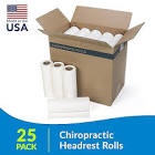(Case of 25 Rolls) Avalon Papers 518 x 12 Chiropractic Headrest Paper 