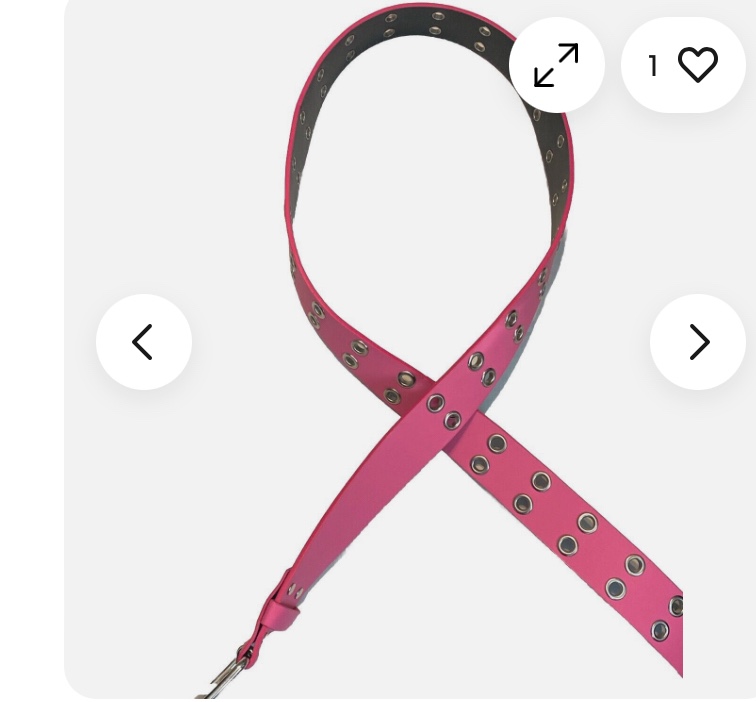 Nobo Unisex HOT PINK XL Belt 46” Stylish Fun Cool size L