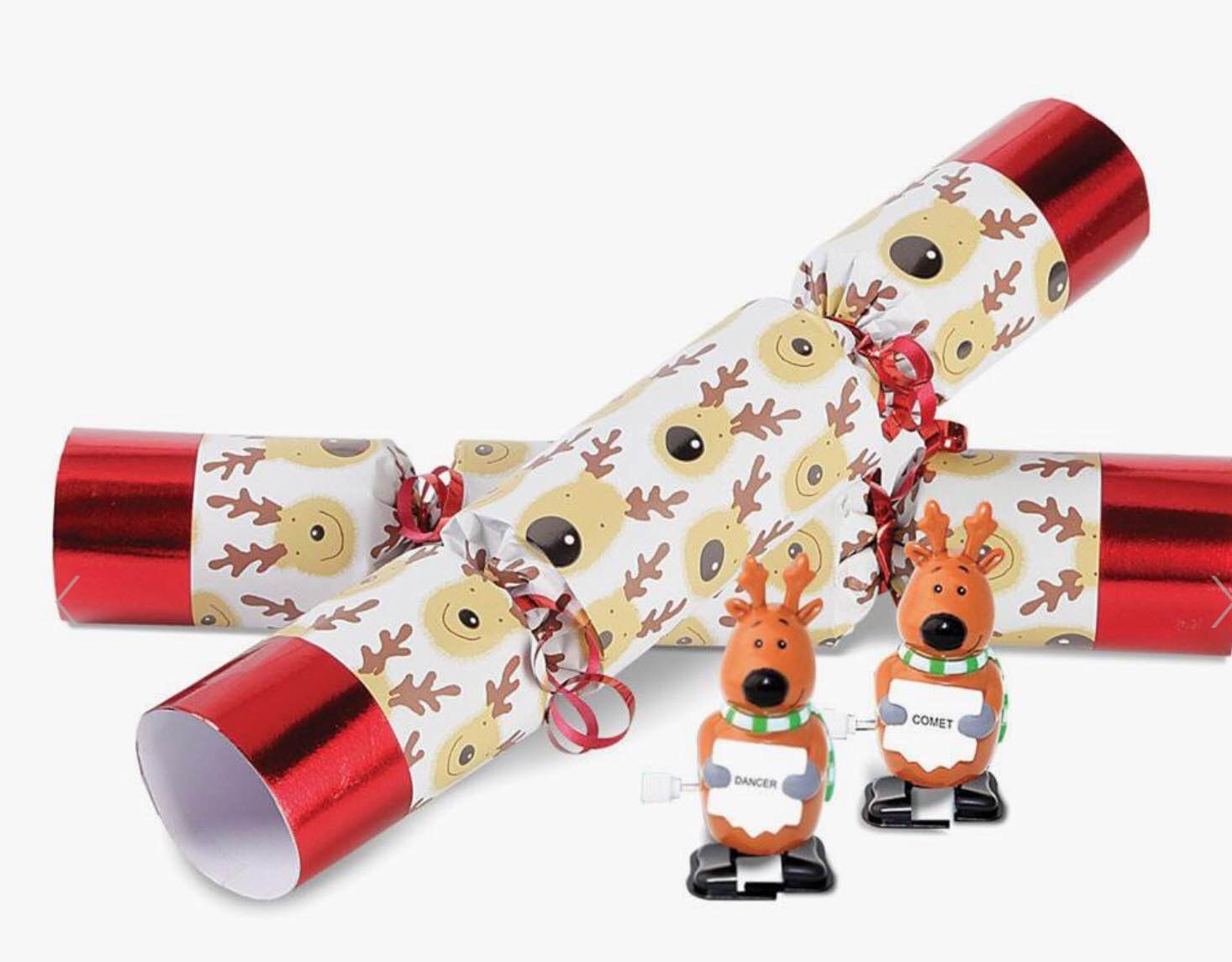 the christmas reindeer racing crackers