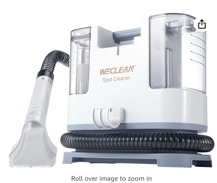 WECLEAN C1 Portable Extractor for Couch and Carpet Cleaner Upholstery Cleaner for Deep Cleaning