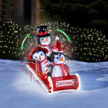 The Animated Tobogganing Penguins