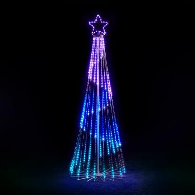 the 8' choreographed light show tree
