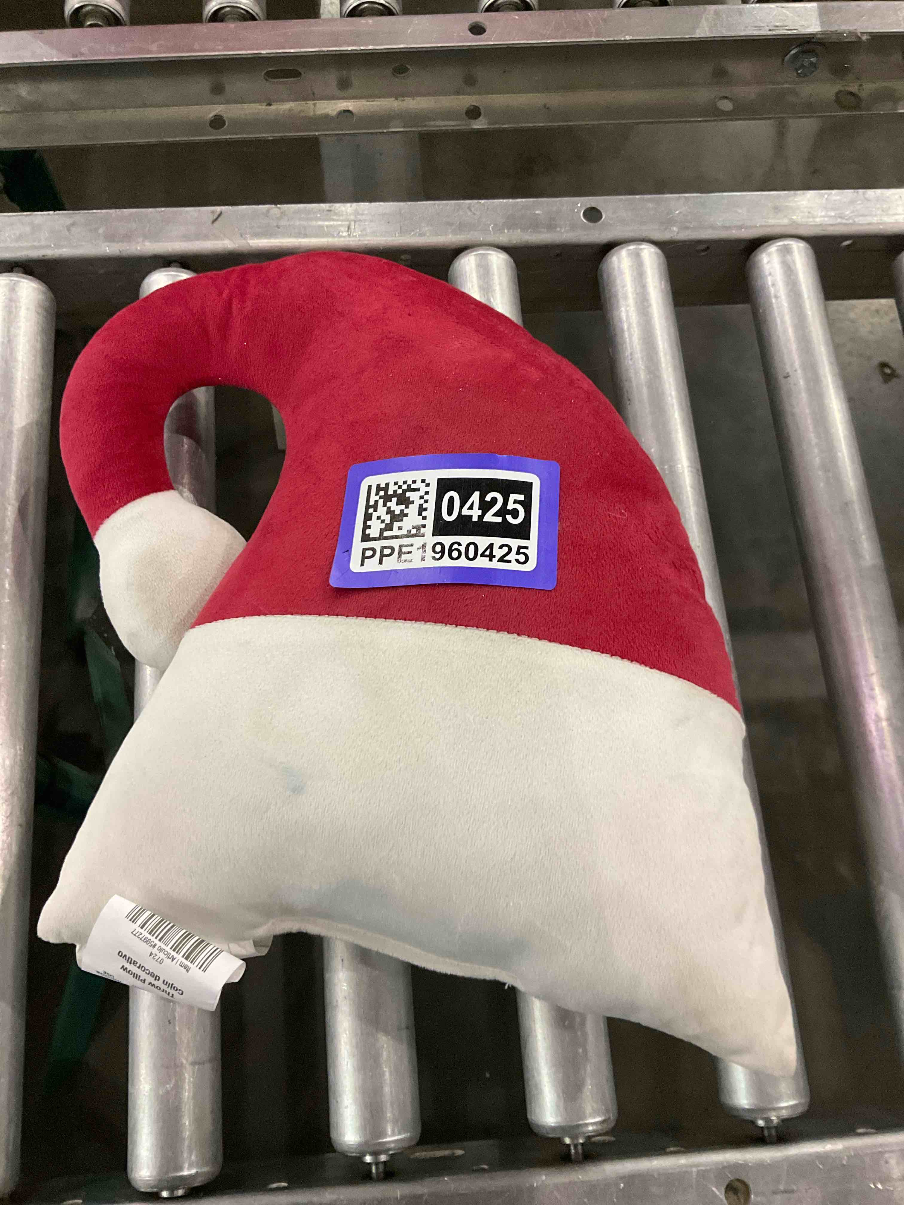 Santa hat throw pillow