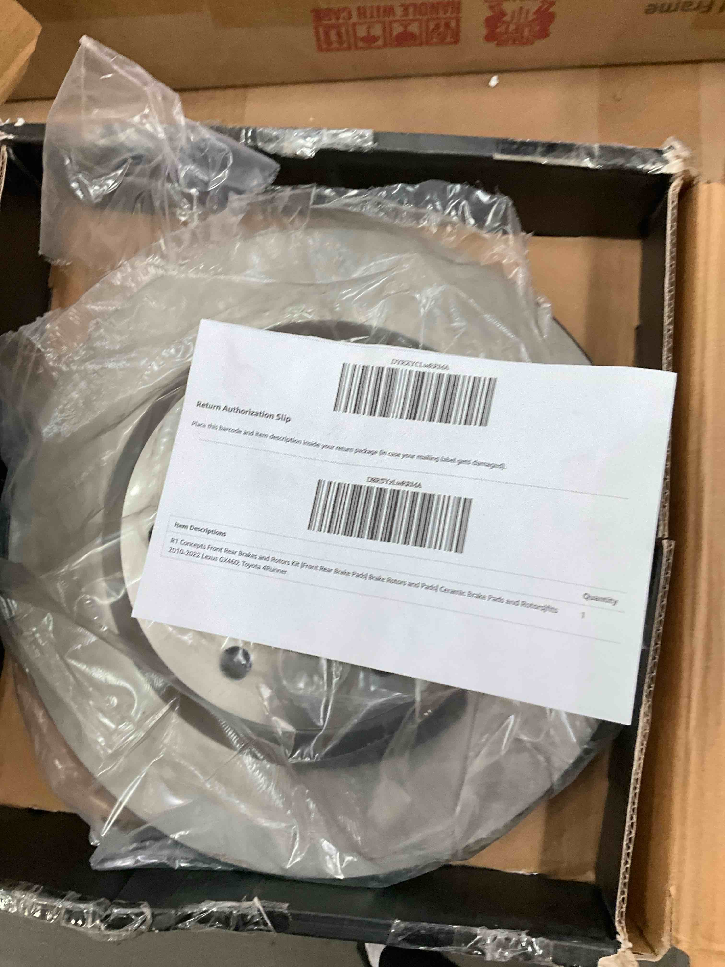 front rear brakes and rotors kit