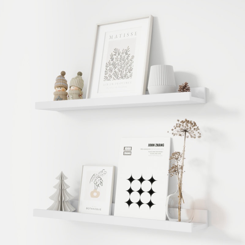 Darlicia 2 Piece Picture Ledge Wall Mounted Shelf