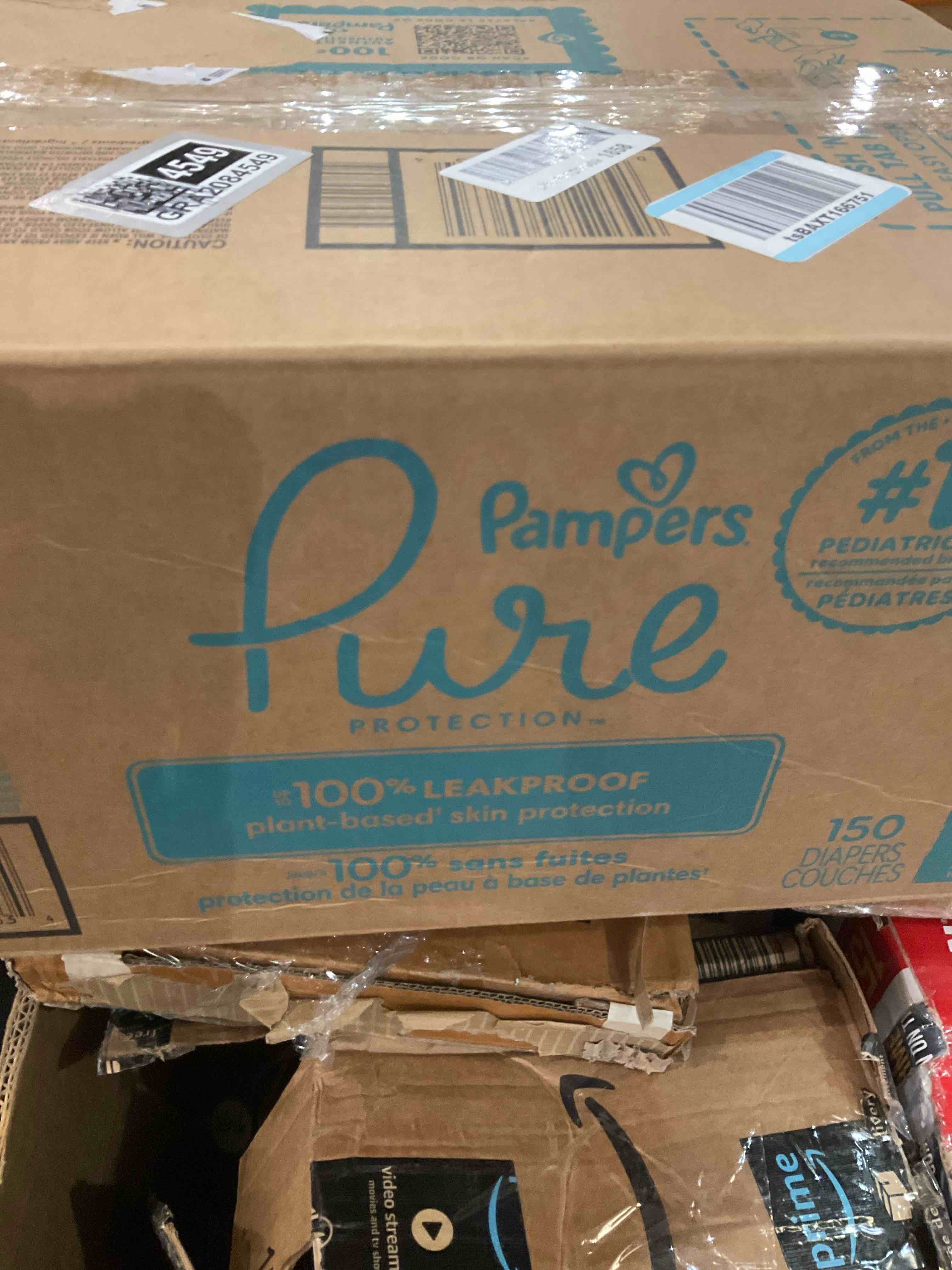 pampers pure protection size 4 