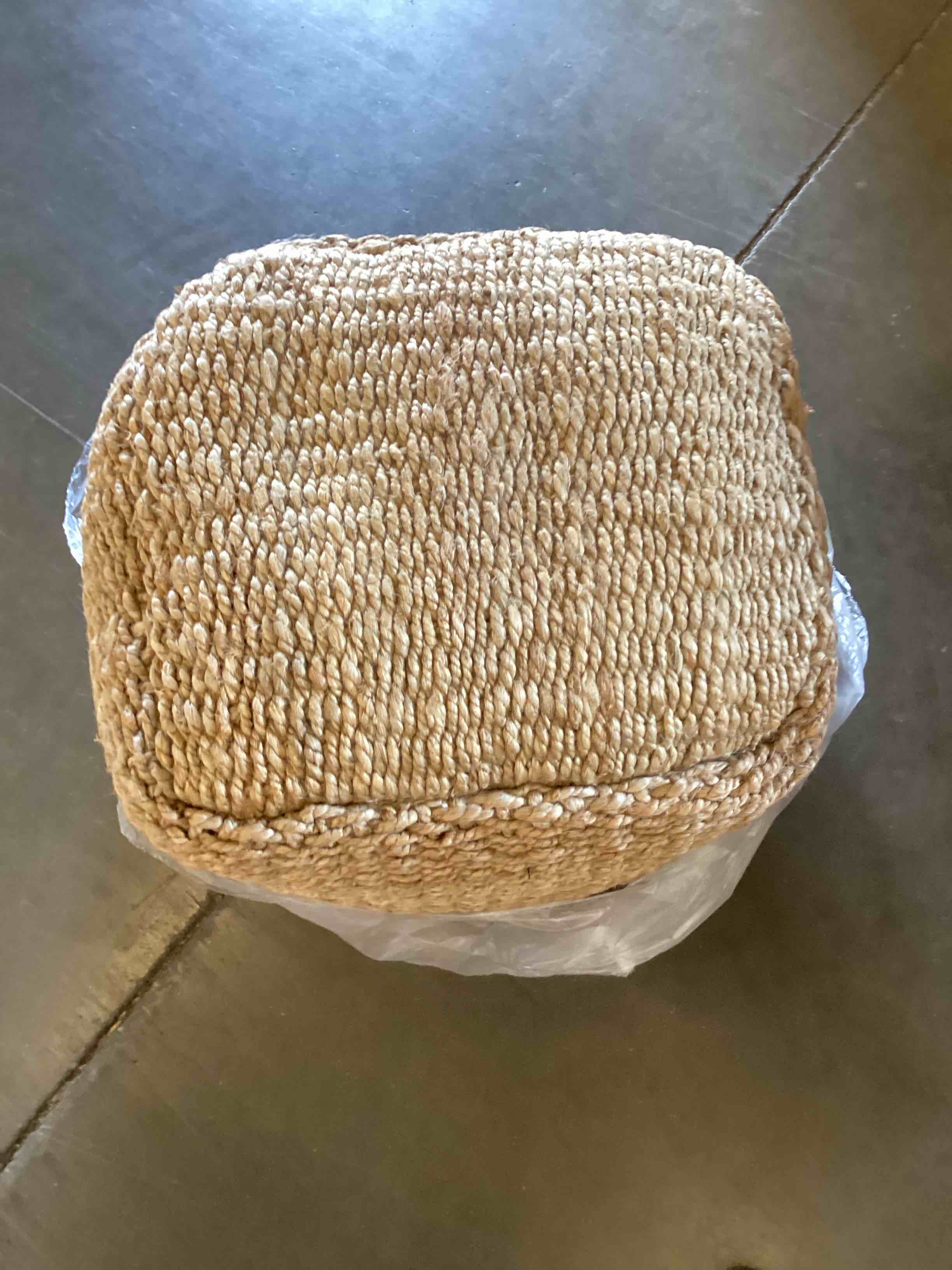 Brown Bean bag wicker 