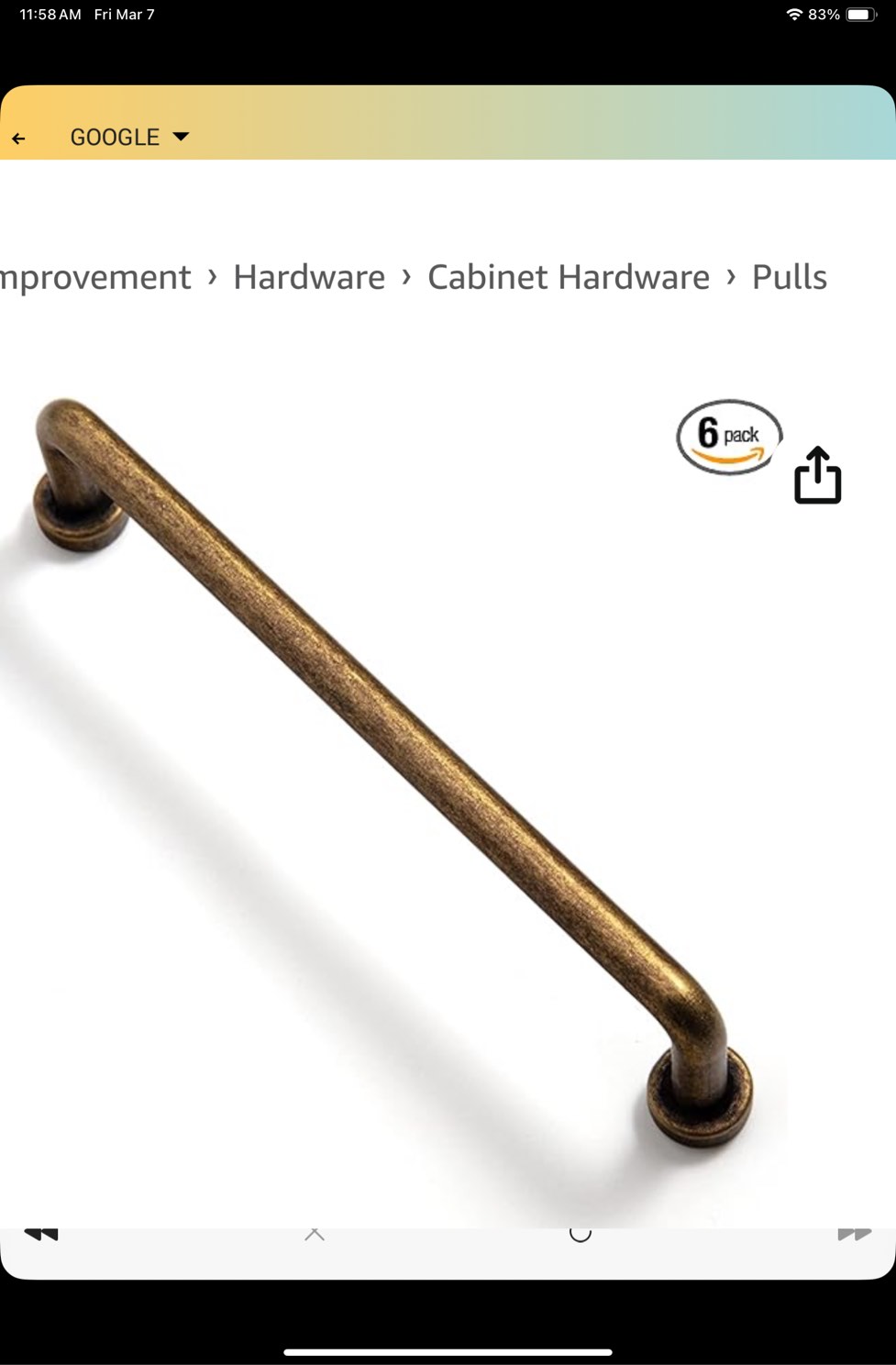  6 Center Bar Pull Multipack