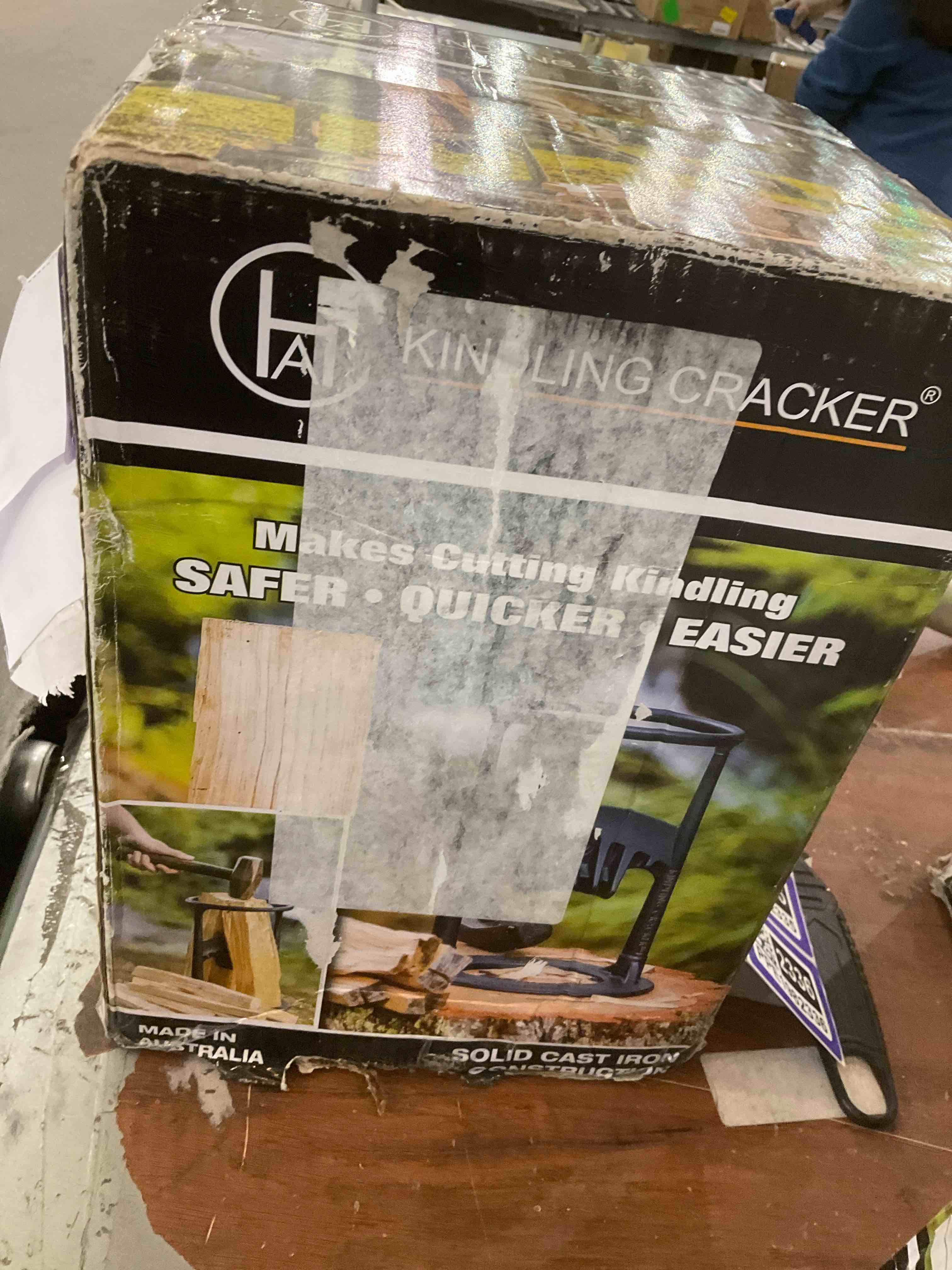 Kindling Cracker 118990 High Quality Manual Cast Iron Original Firewood Splitter