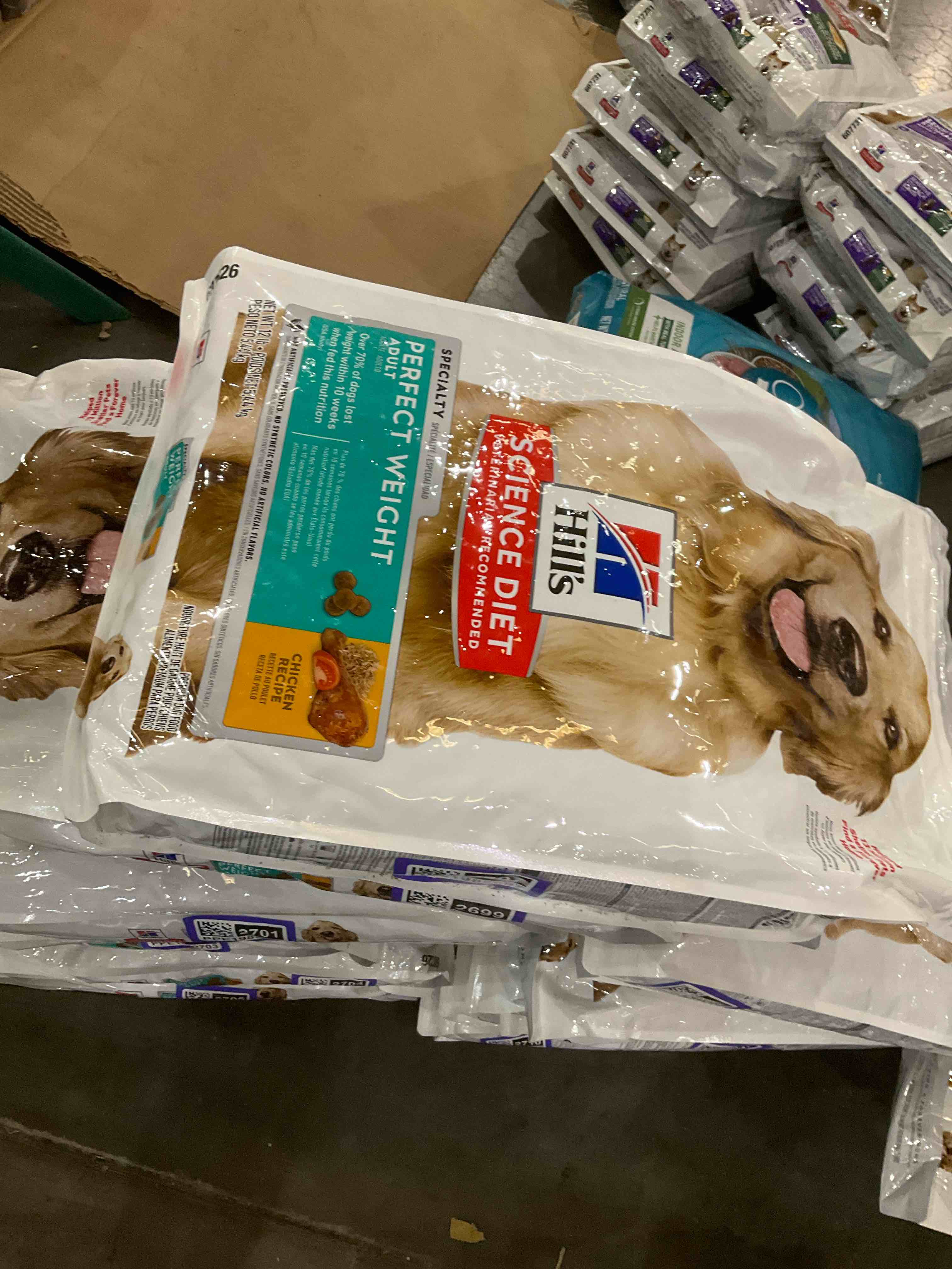 Hill's Science Diet Perfect Weight, Adult 1-6, Weight Management Support, Dry Dog Food, Chicken Recipe, 12lb Bag