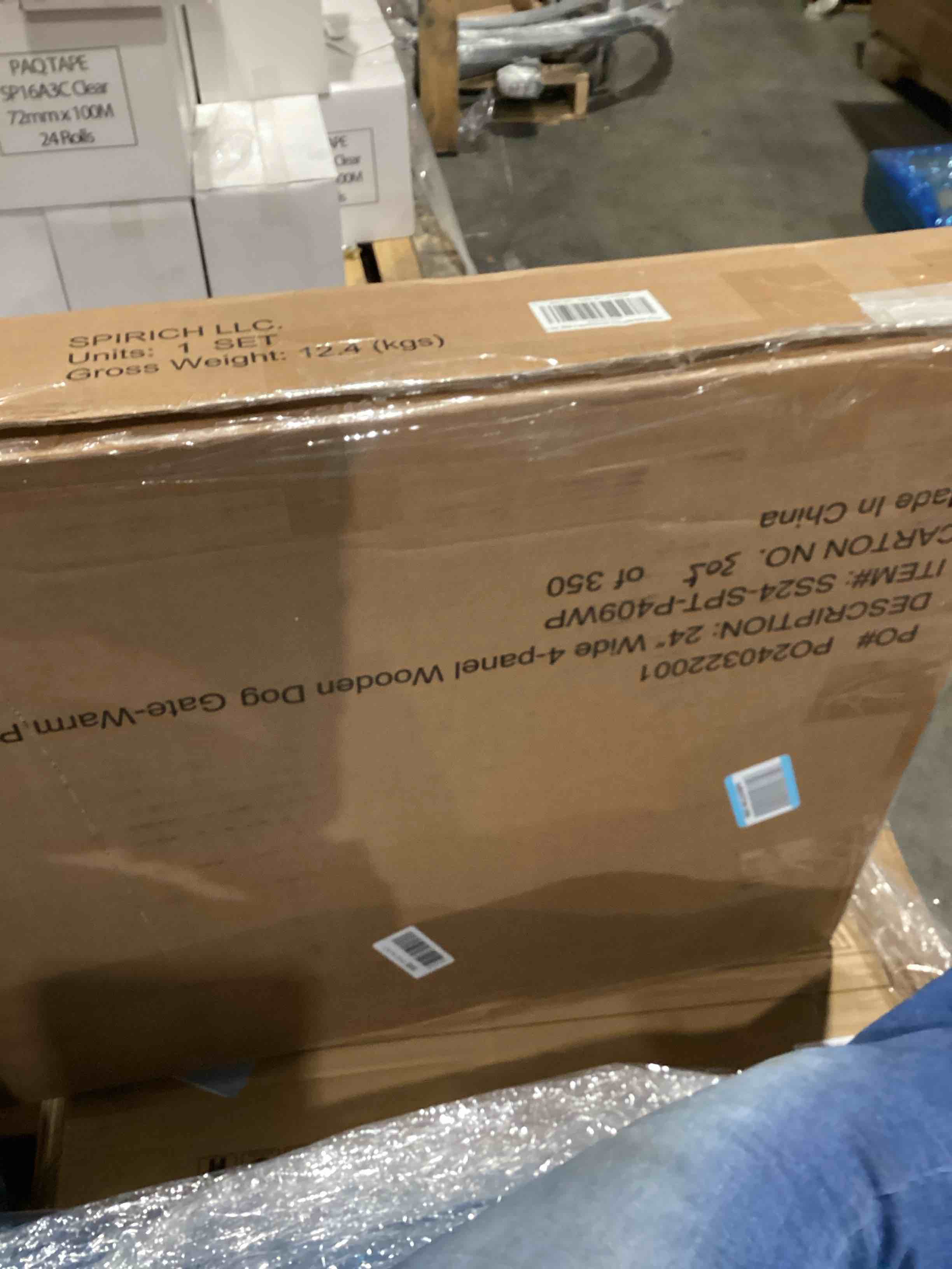 4 panel wooden dog crate