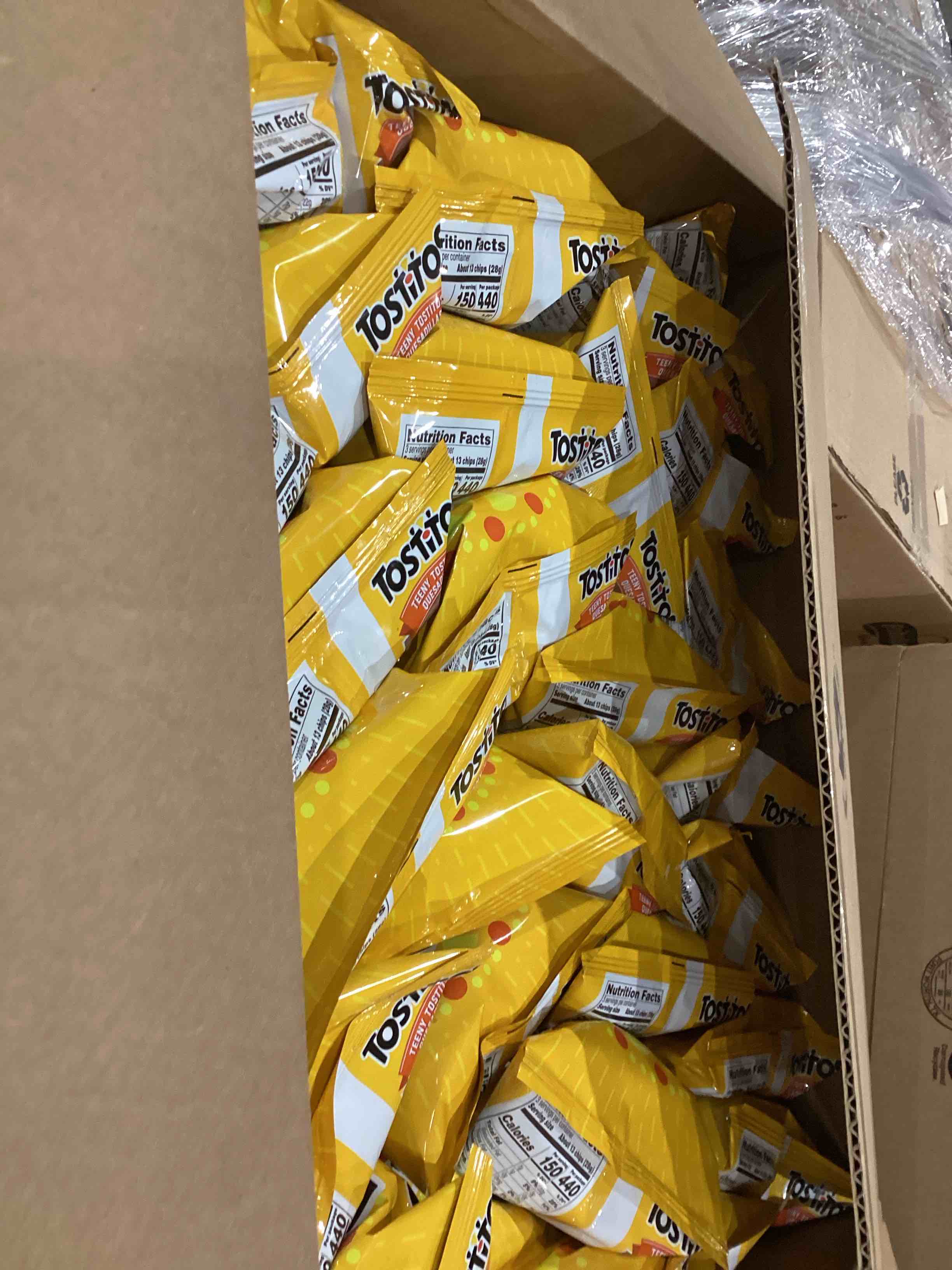 ( box of 28 25/MAR 2025 ) Frito Lay Tostitos Tortilla Chips  3 oz