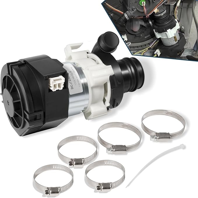 WD26X23258 Dishwasher Circulation Pump Assembly for GE Dishwasher, Replace WD26X22285, WD26X22518, WD26X22826