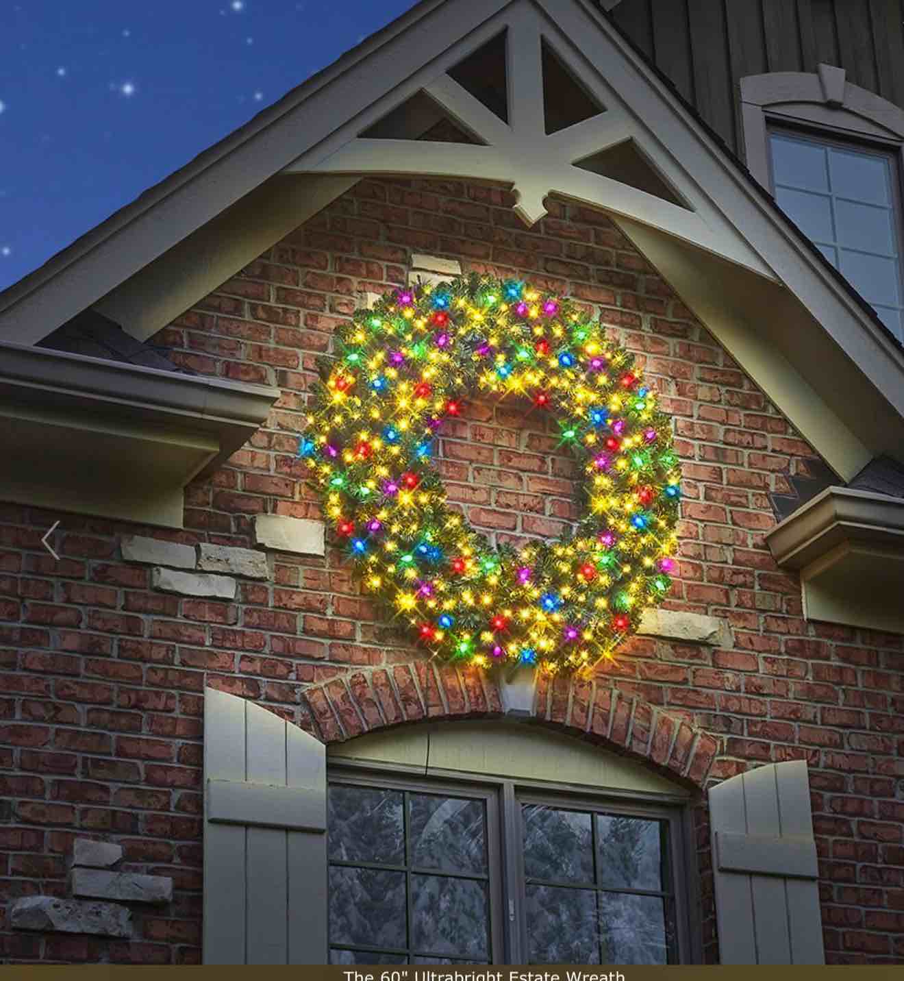 The 60" Ultrabright Estate Wreath