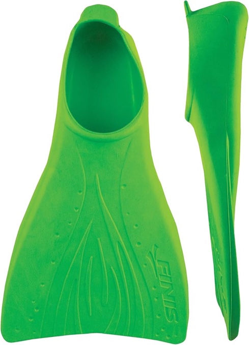 (( Size Jr 8-11) FINIS Booster Kids Swim Fins Green