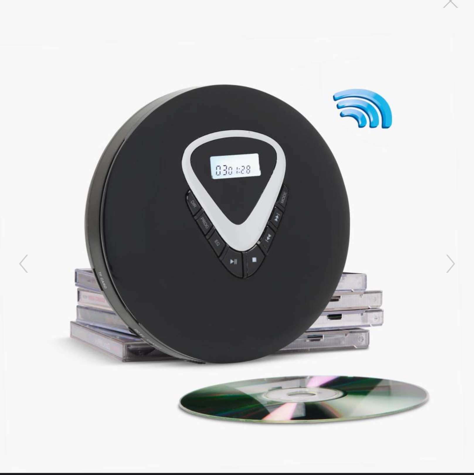 The Wireless Portable CD Player