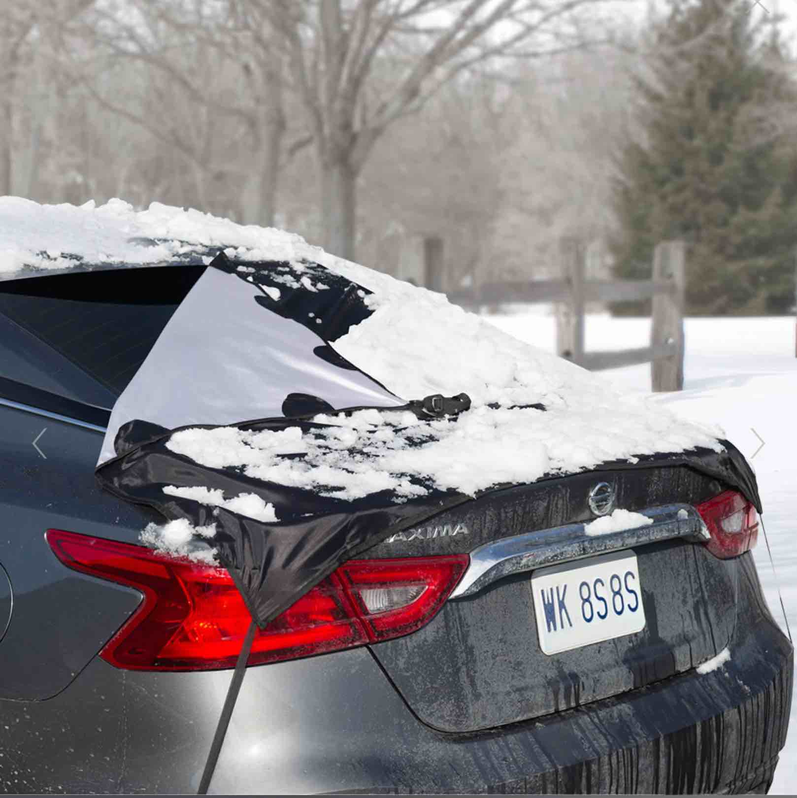 The Quick Removal Rear Window Snow Tarp