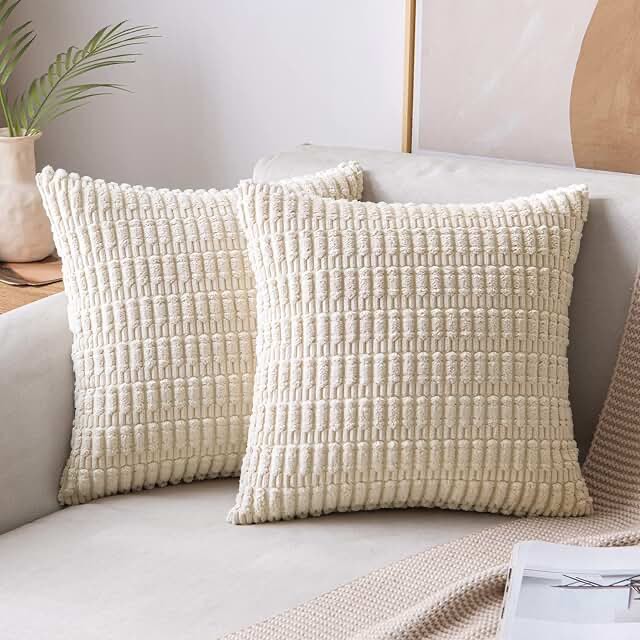 throw pillow cream