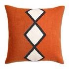Cotten blend reversible throw pillow 