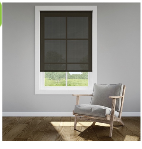 Levolor Roller Shade Cordless - UV Protection - 73-in x 72-in - Mocha 2049923