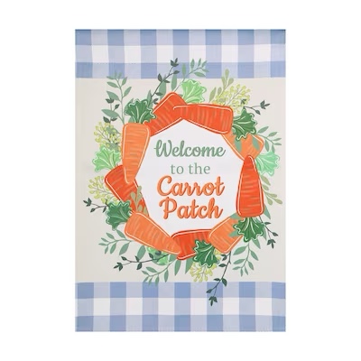 (pack of 8) Style Selections 1.04-ft W x 1.5-ft H Easter Flag