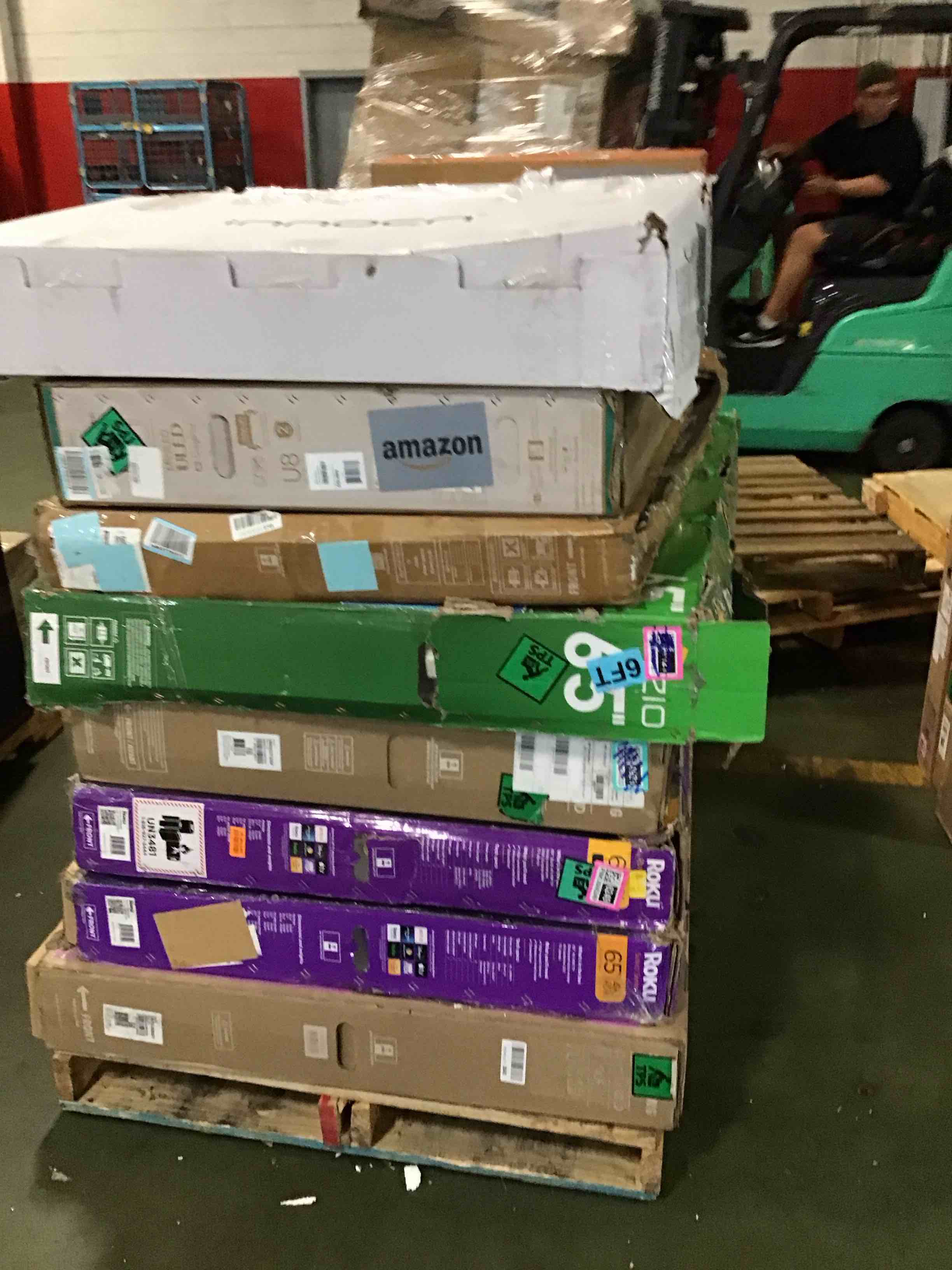 assortment of defective electronics for parts 