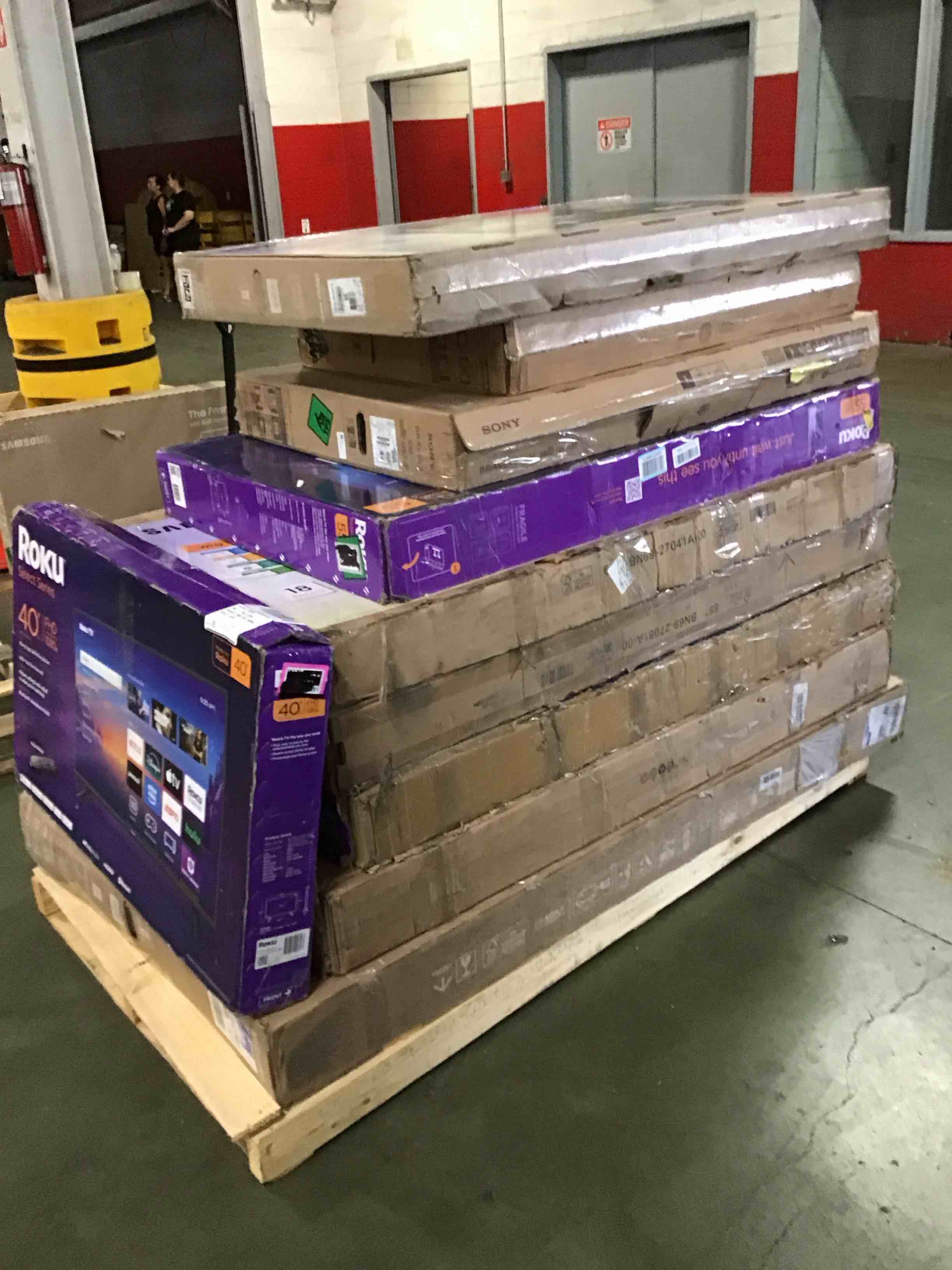 assortment of defective electronics for parts 