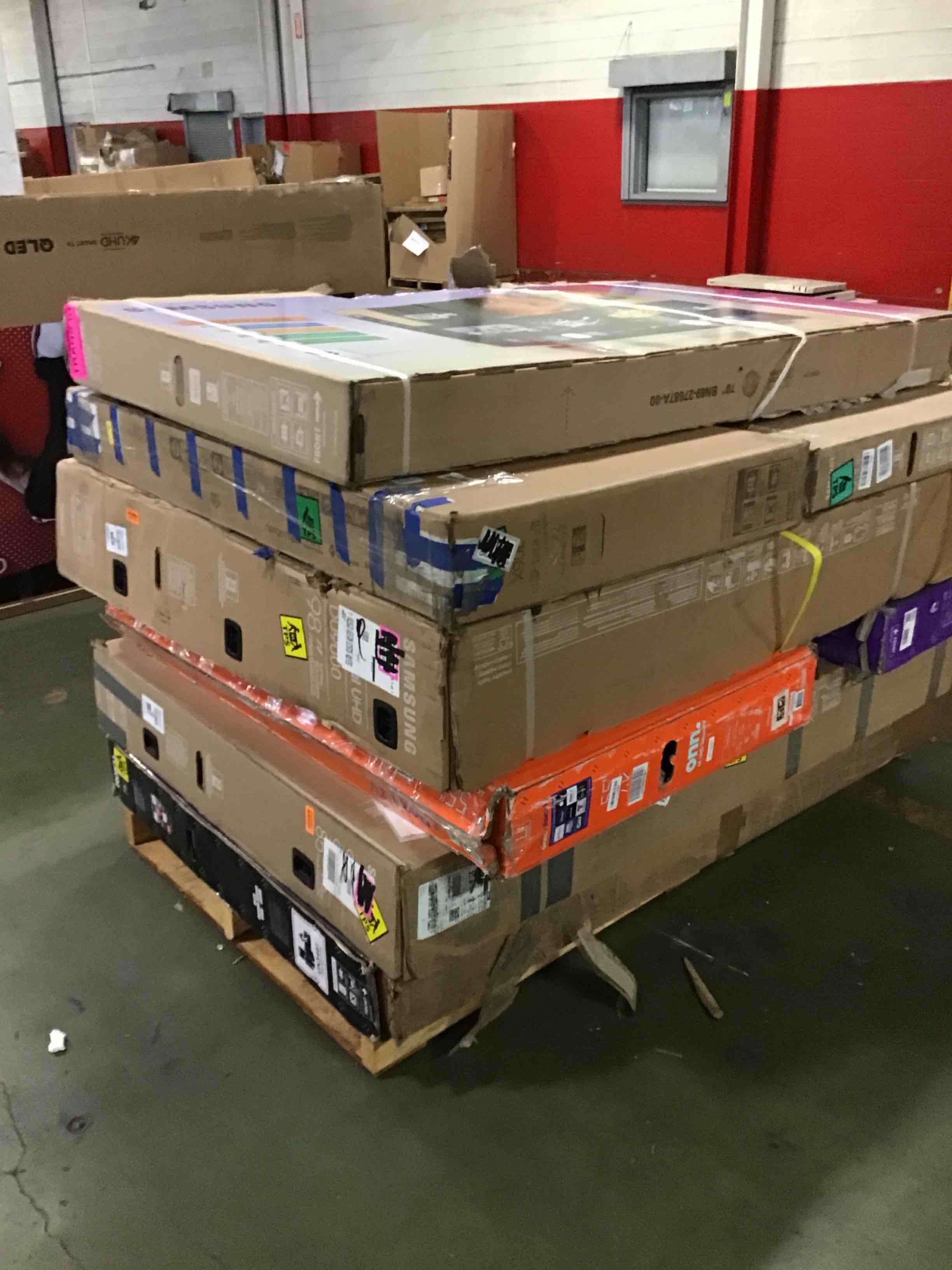 assortment of defective electronics for parts 