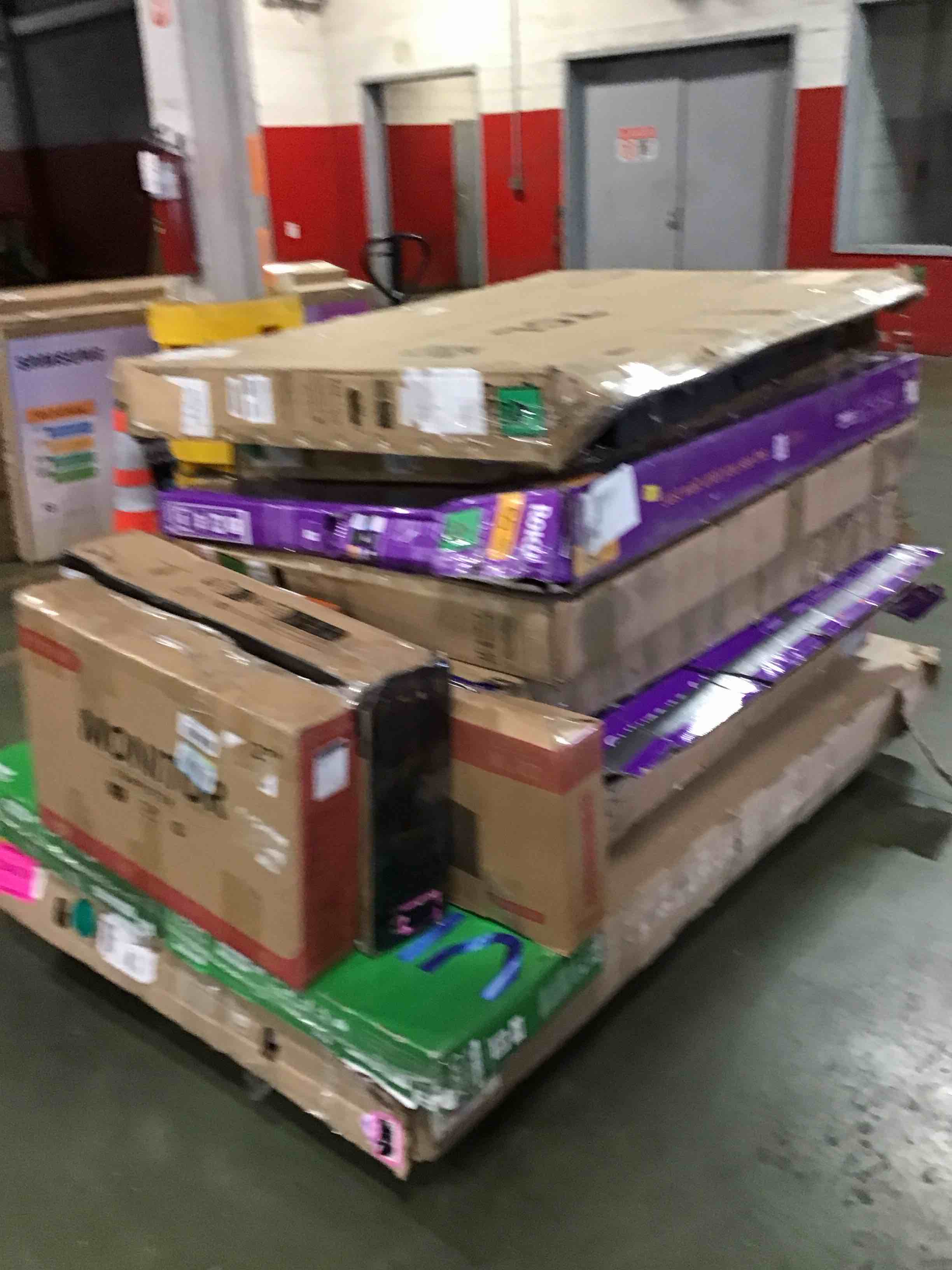 assortment of defective electronics for parts 