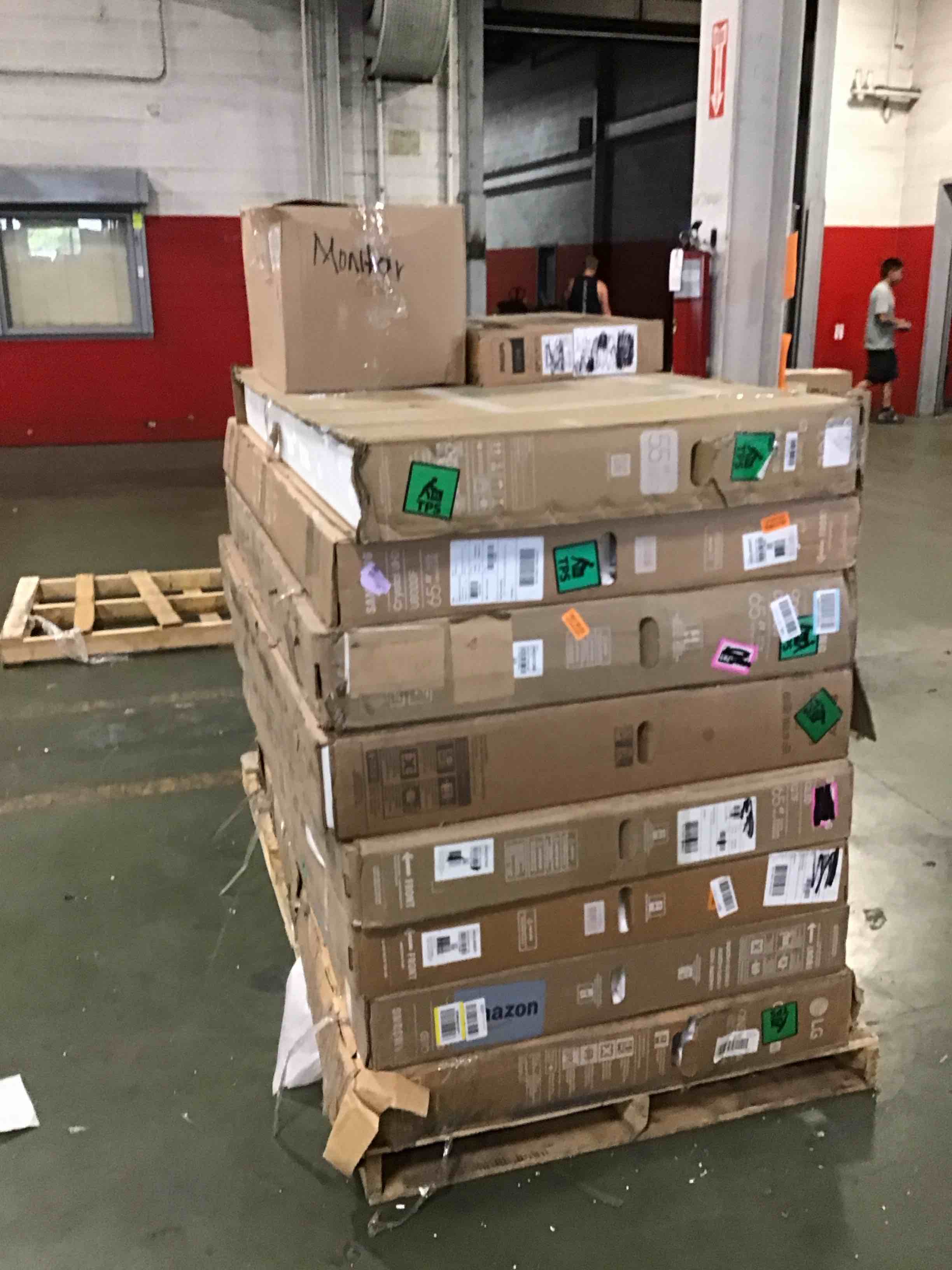 assortment of defective electronics for parts 