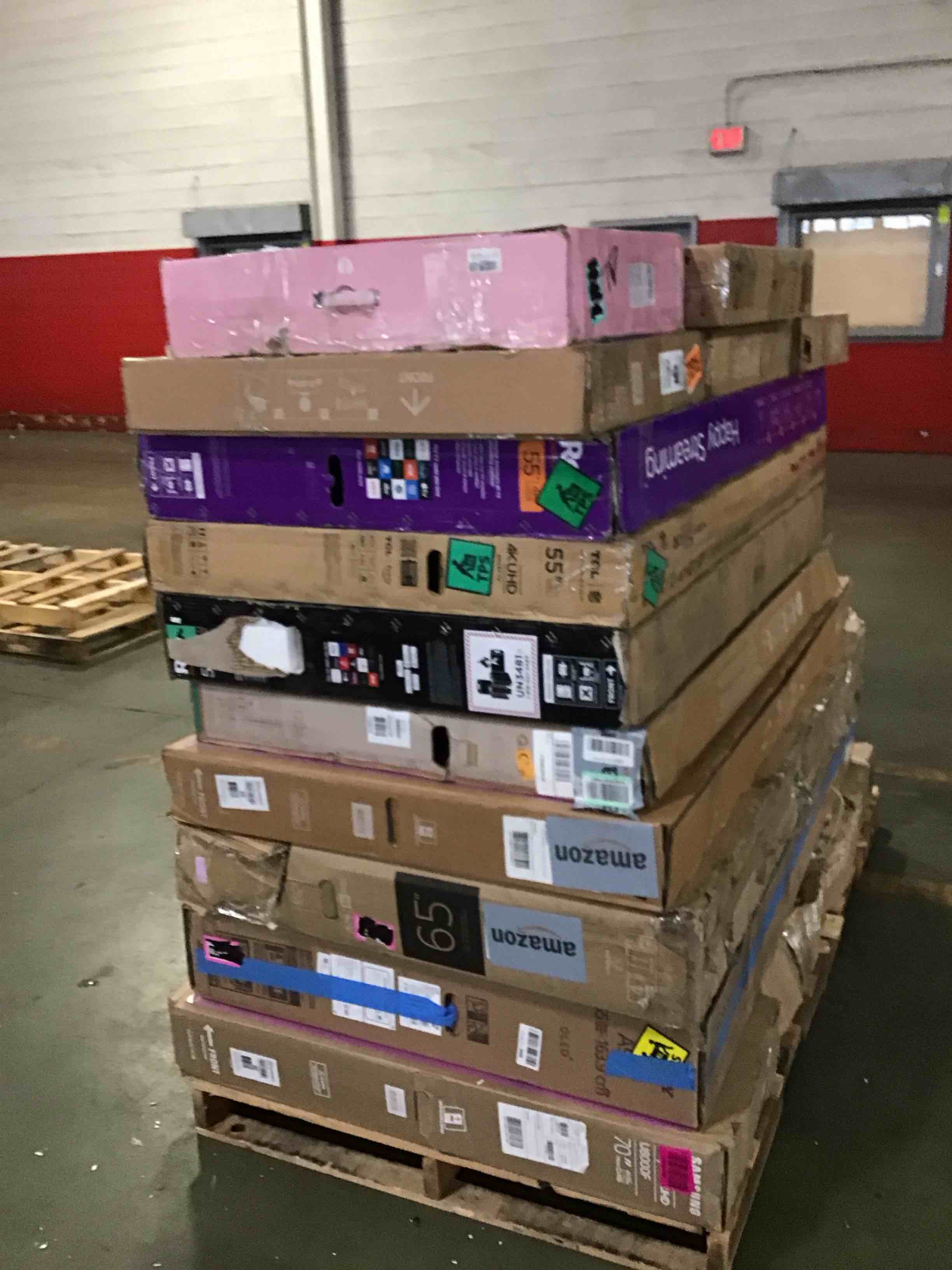 assortment of defective electronics for parts 