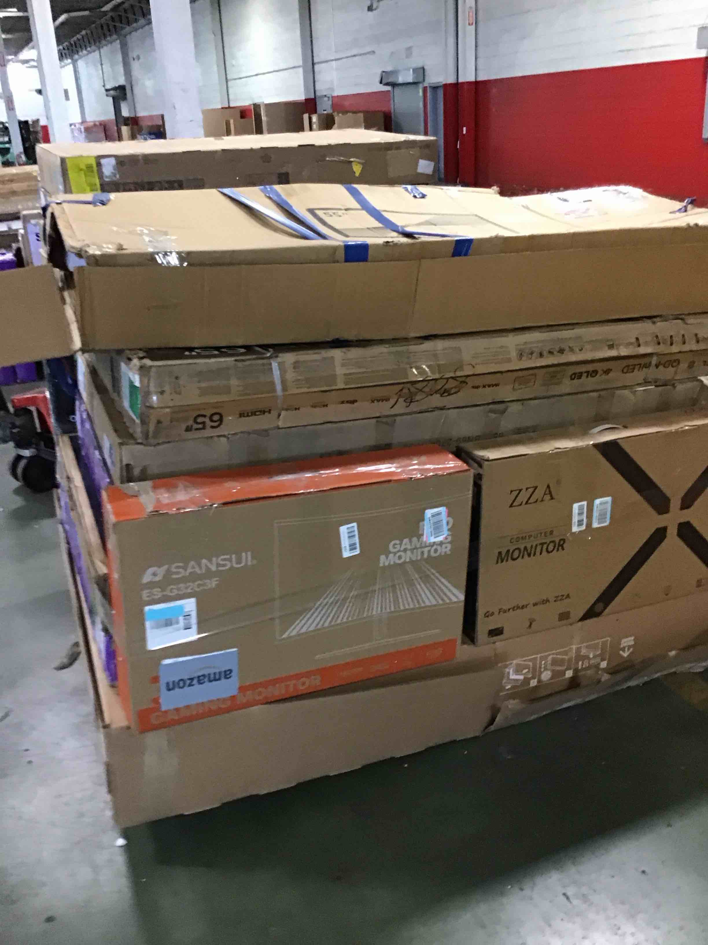 assortment of defective electronics for parts 