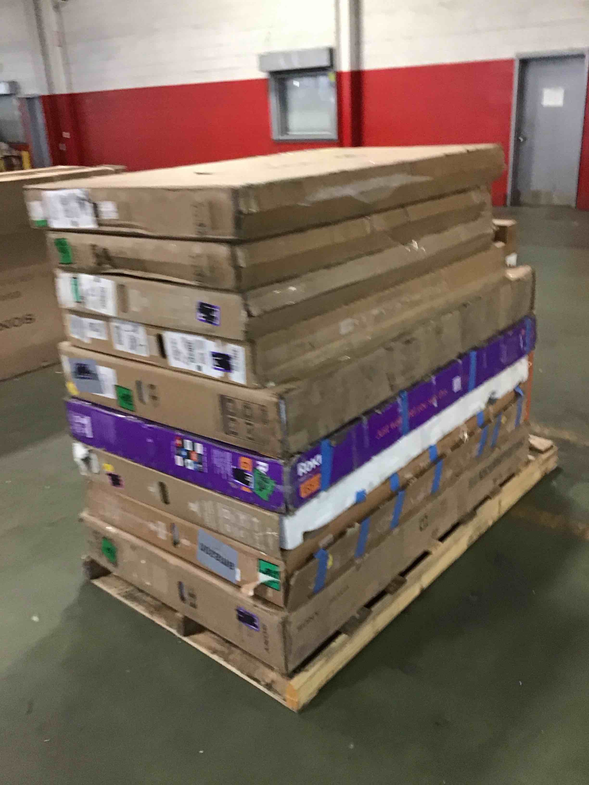 assortment of defective electronics for parts 